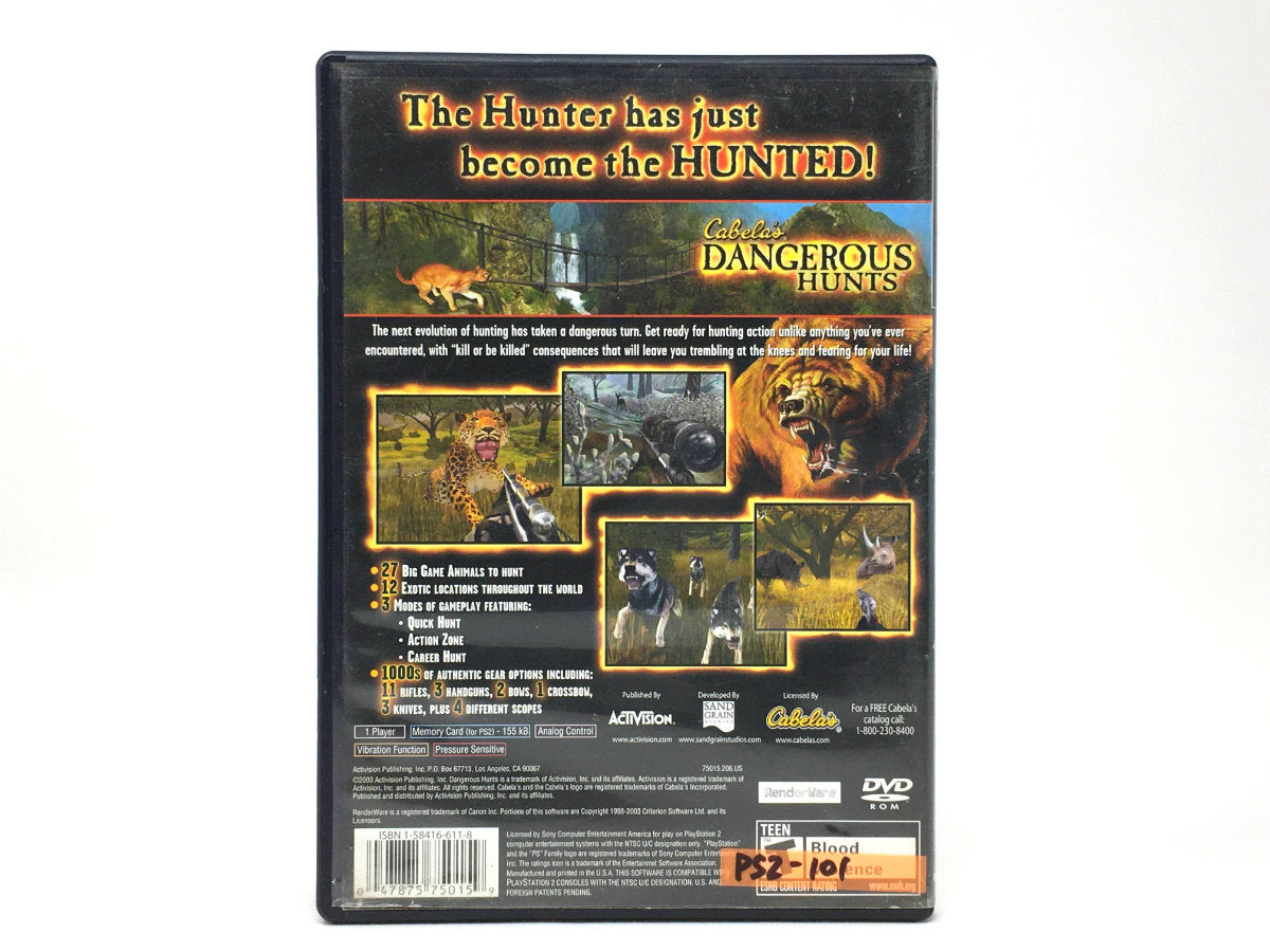 Cabela's Dangerous Hunts • Playstation 2