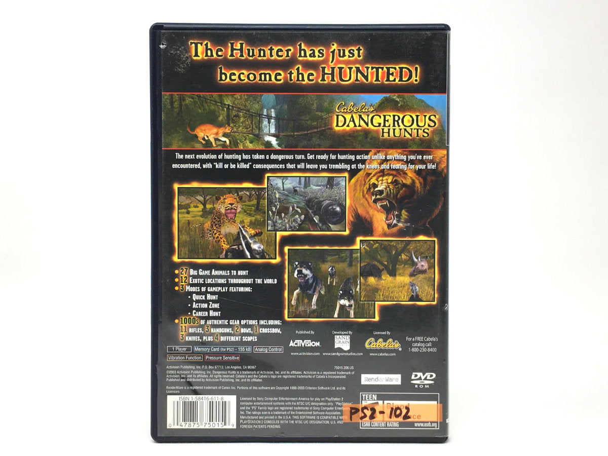 Cabela's Dangerous Hunts • Playstation 2