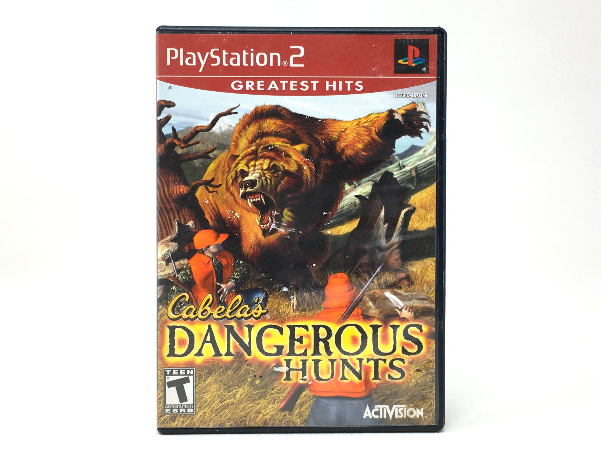 CABELAS DANGEROUS HUNTS GREATEST HITS - PS2 - COMPLETE 