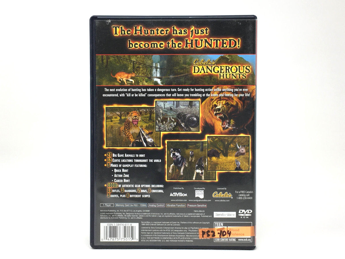 Cabela's Dangerous Hunts • Playstation 2