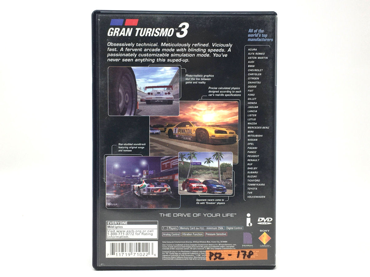 Gran Turismo 3: A-spec • Playstation 2