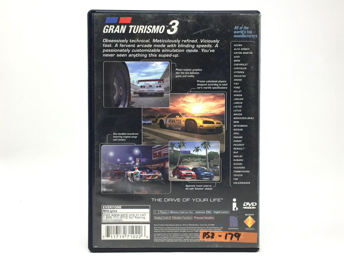 Gran Turismo 3: A-spec • Playstation 2