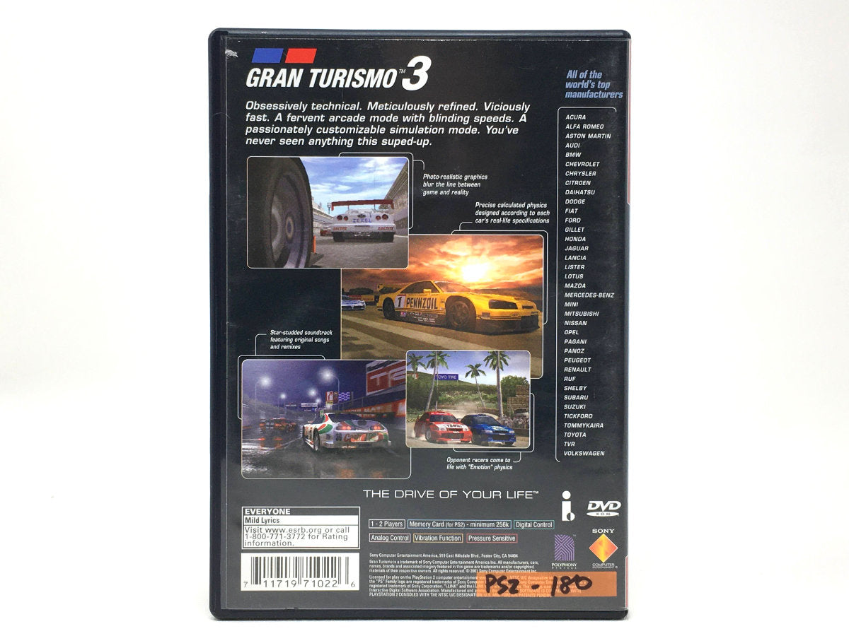 Gran Turismo 3: A-spec • Playstation 2