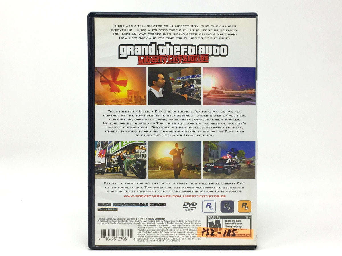 Grand Theft Auto: Liberty City Stories • Playstation 2