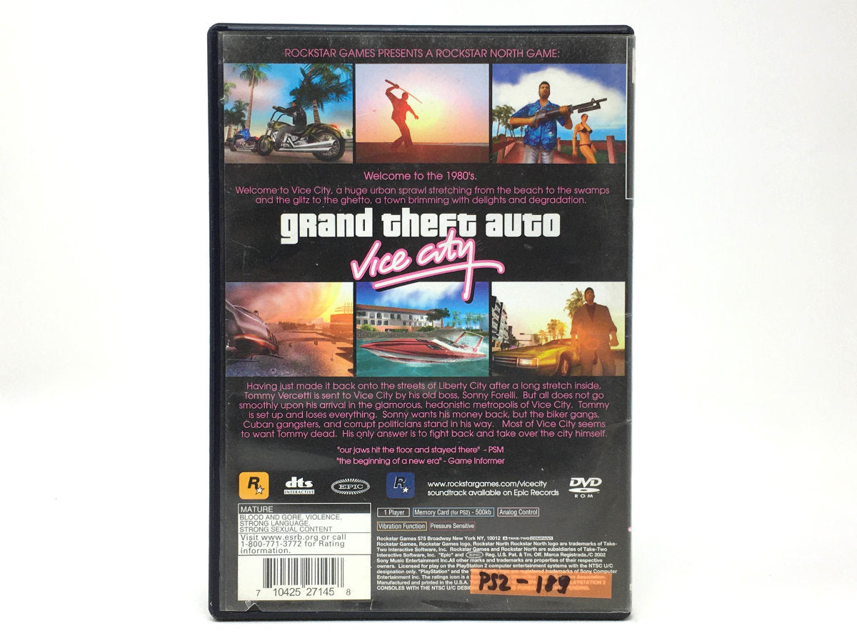 Grand Theft Auto: Vice City • Playstation 2