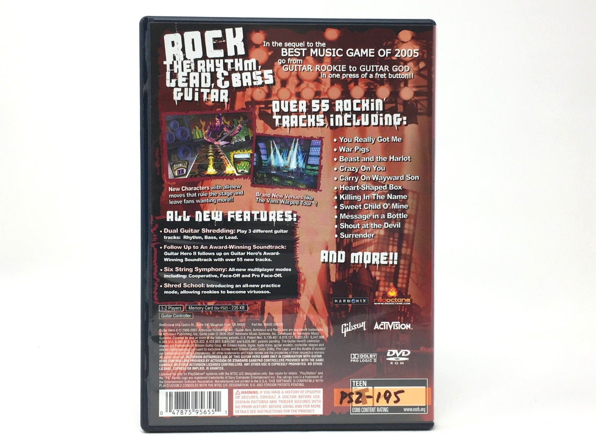 Guitar Hero II • Playstation 2