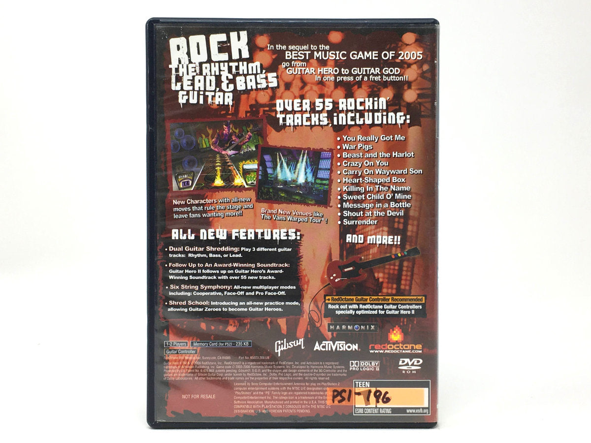 Guitar Hero II • Playstation 2