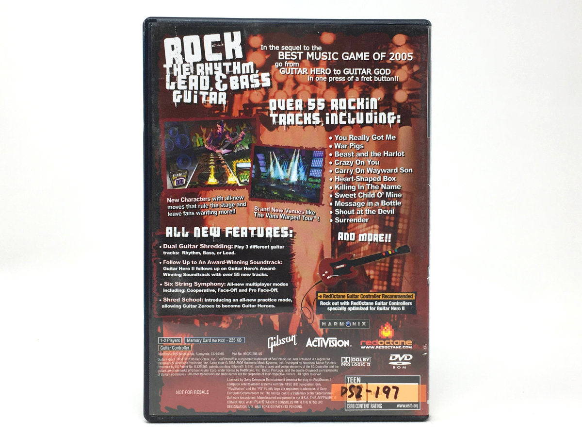 Guitar Hero II • Playstation 2