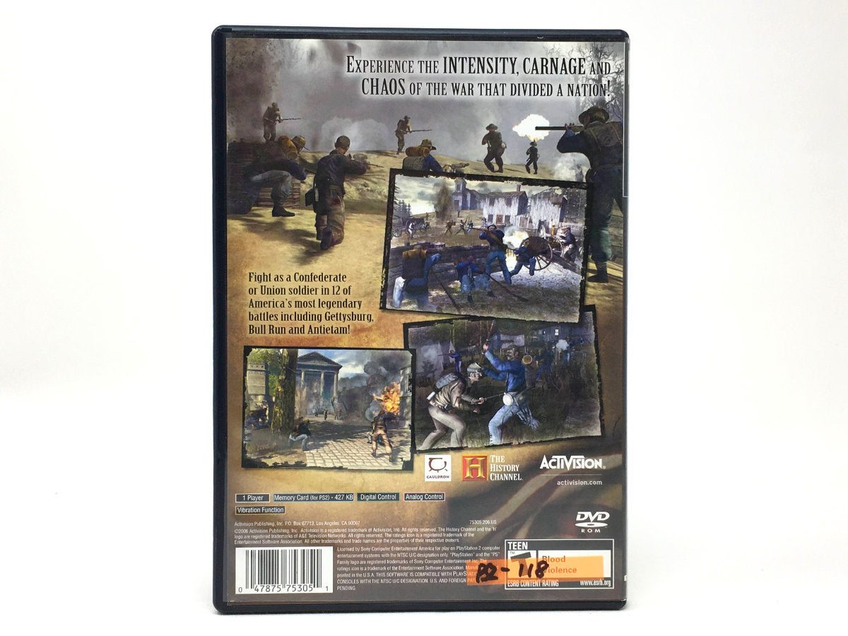 The History Channel: Civil War – A Nation Divided • Playstation 2