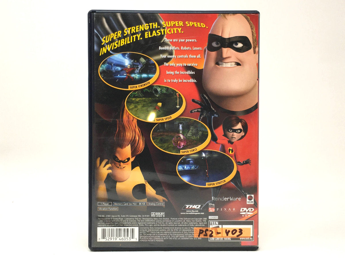 The Incredibles • Playstation 2