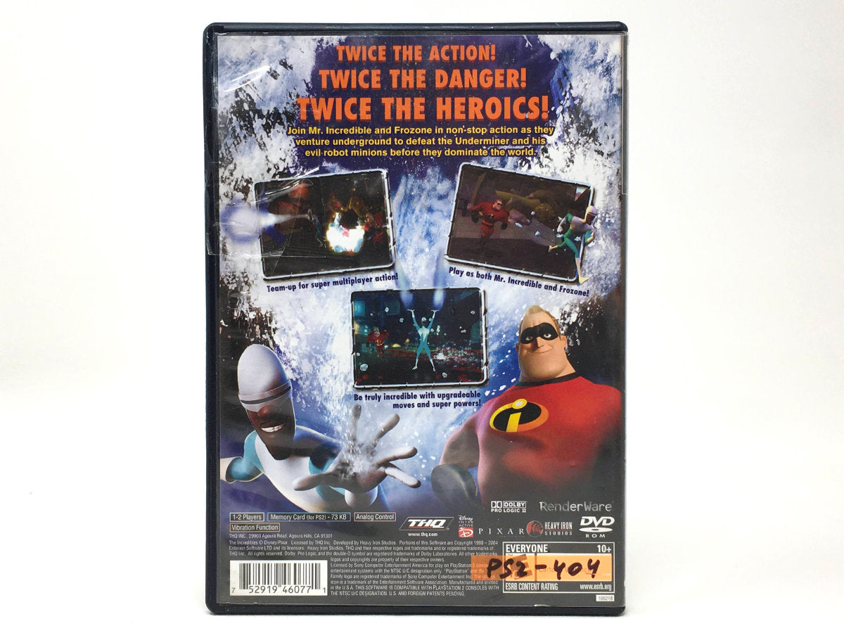 The Incredibles: Rise of the Underminer • Playstation 2