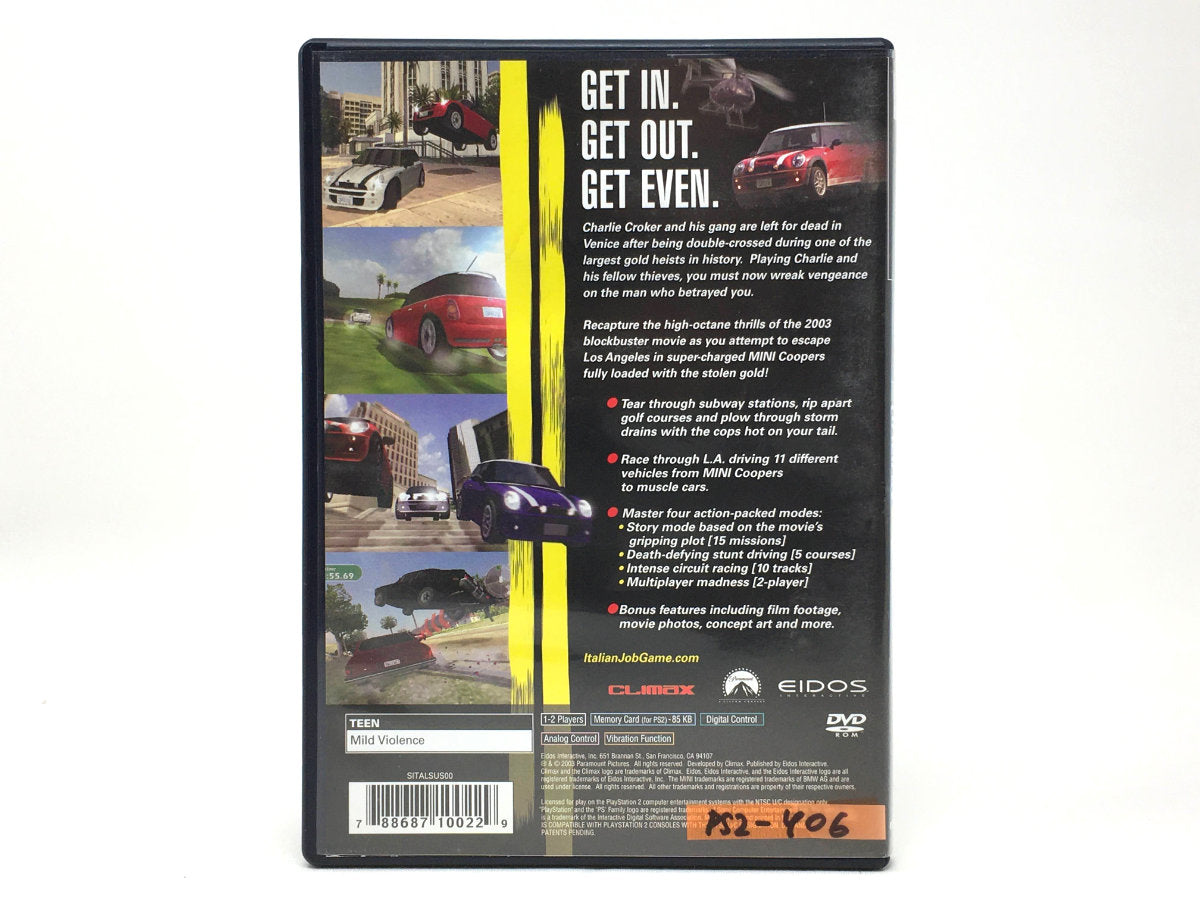 The Italian Job • Playstation 2