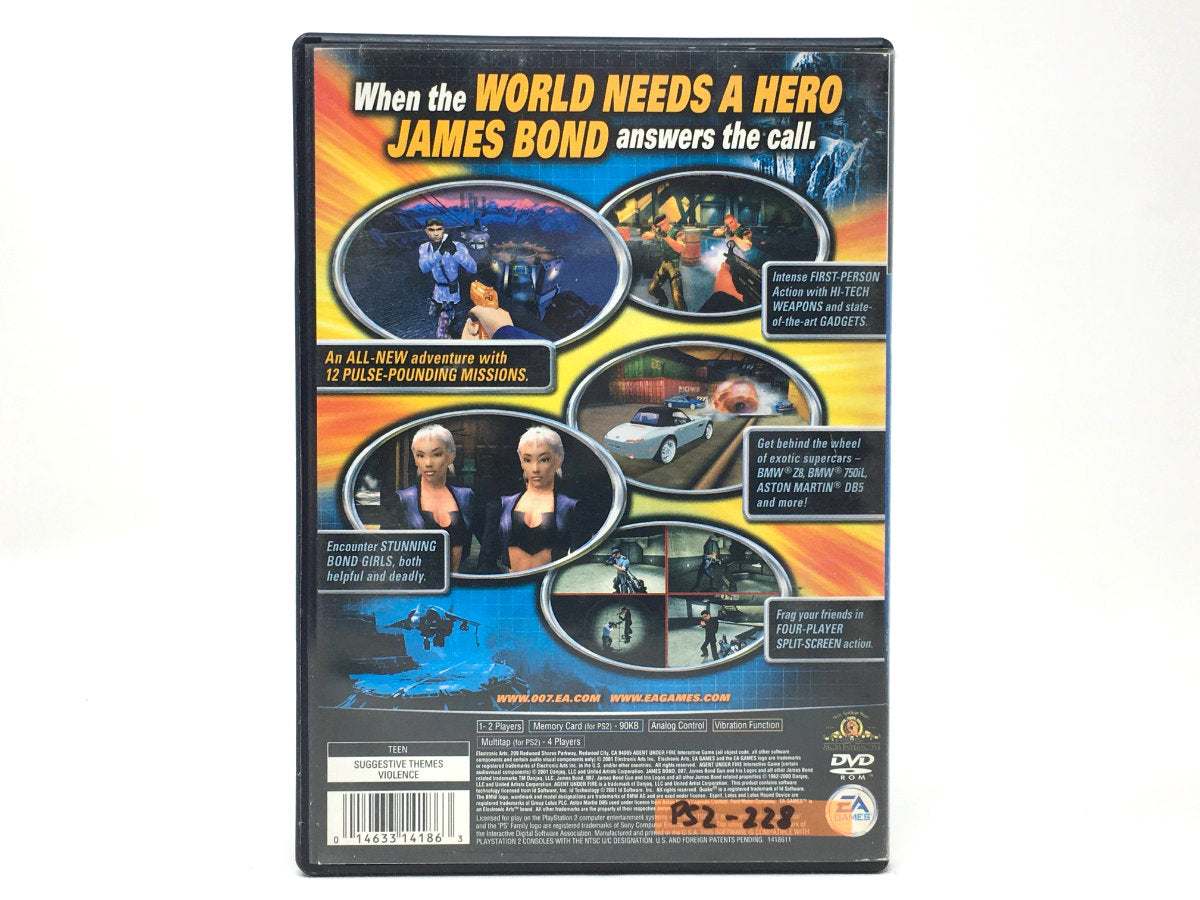 007 Agent Under Fire (James Bond) • Playstation 2