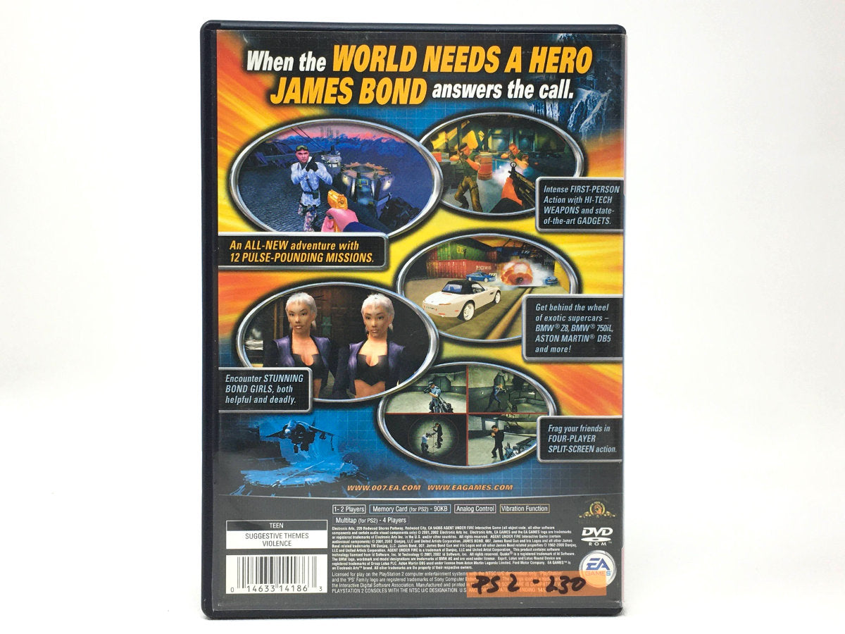 007 Agent Under Fire (James Bond) • Playstation 2