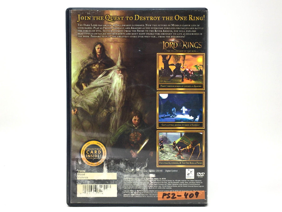 The Lord of the Rings: The Fellowship of the Ring • Playstation 2