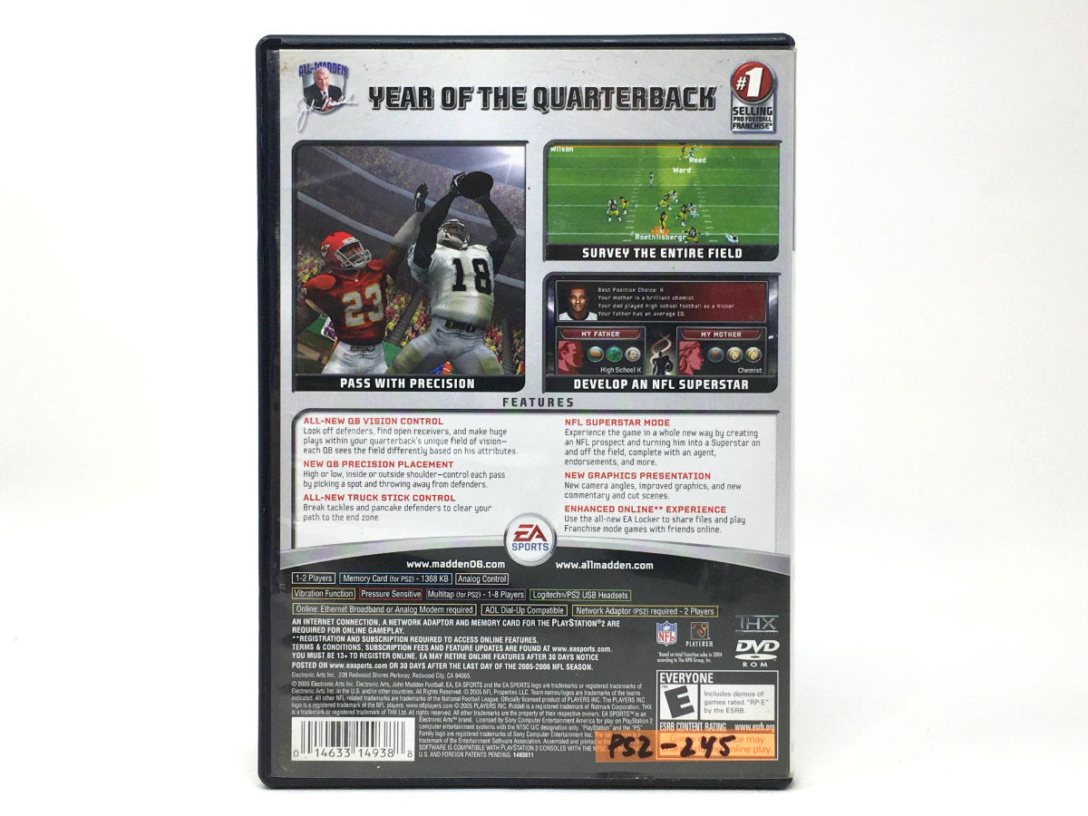 Madden NFL 06 • Playstation 2