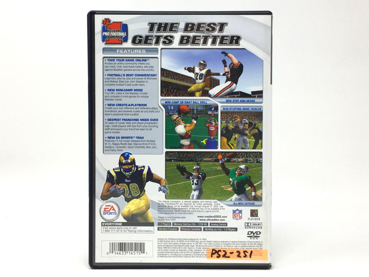 Madden NFL 2003 • Playstation 2