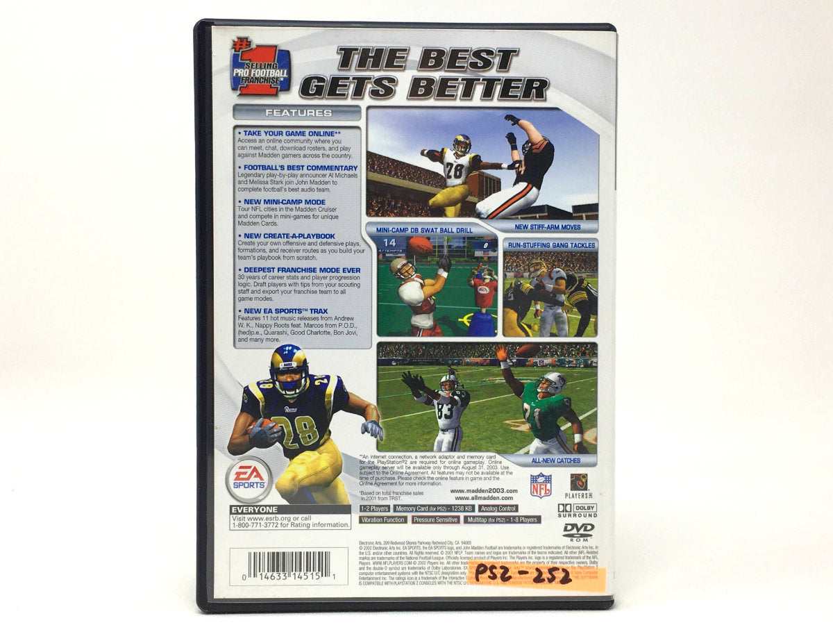 Madden NFL 2003 • Playstation 2
