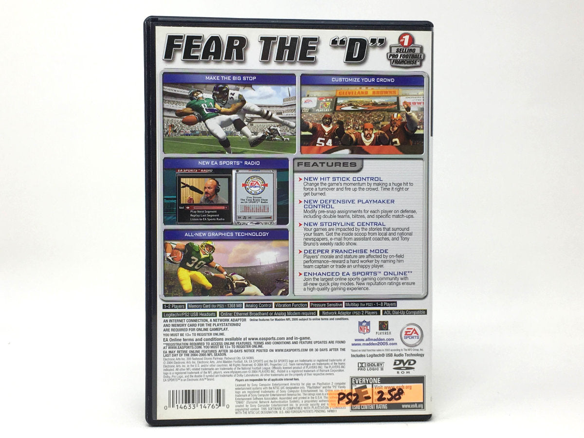 Madden NFL 2005 • Playstation 2