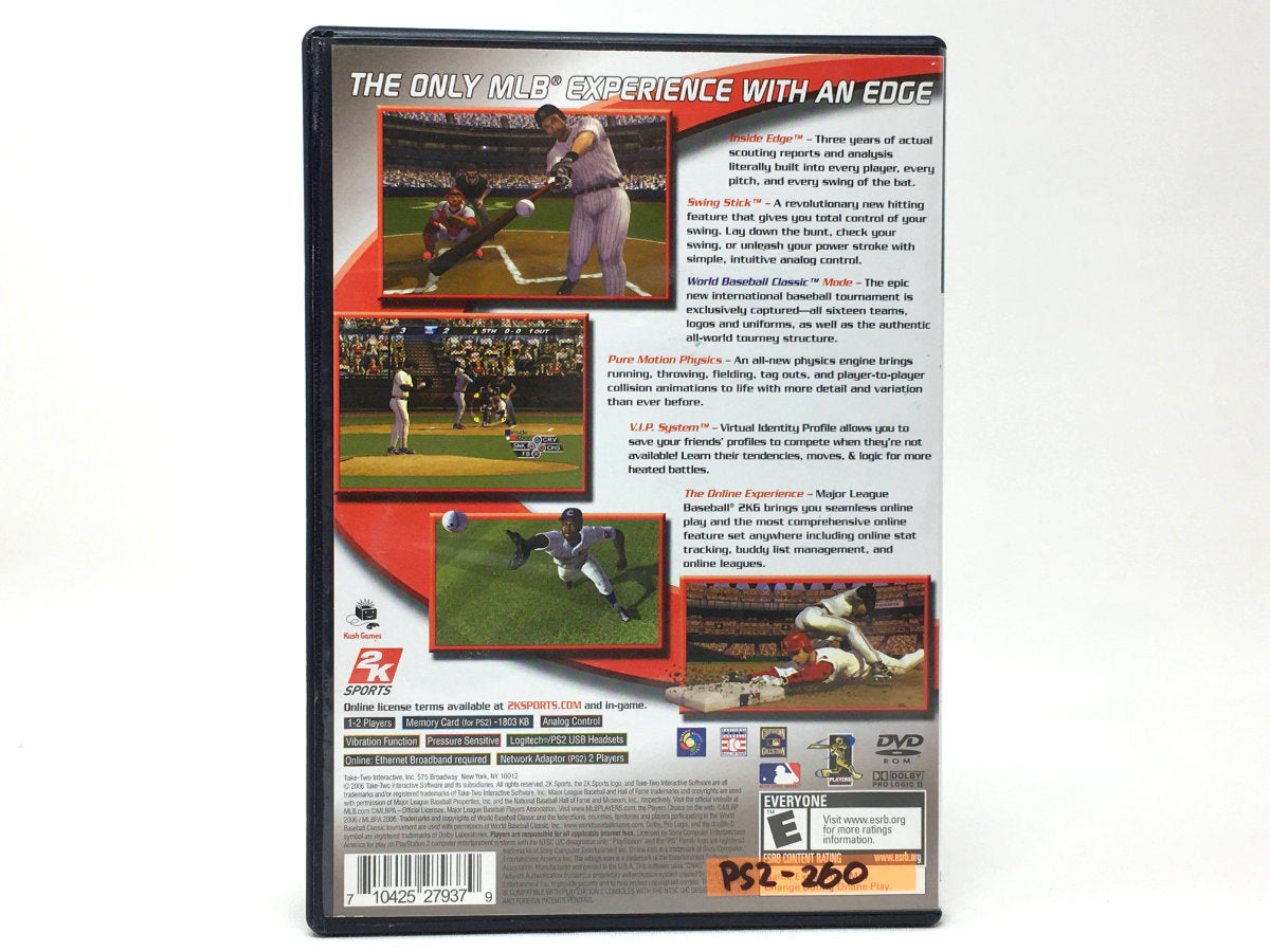 Major League Baseball 2K6 • Playstation 2