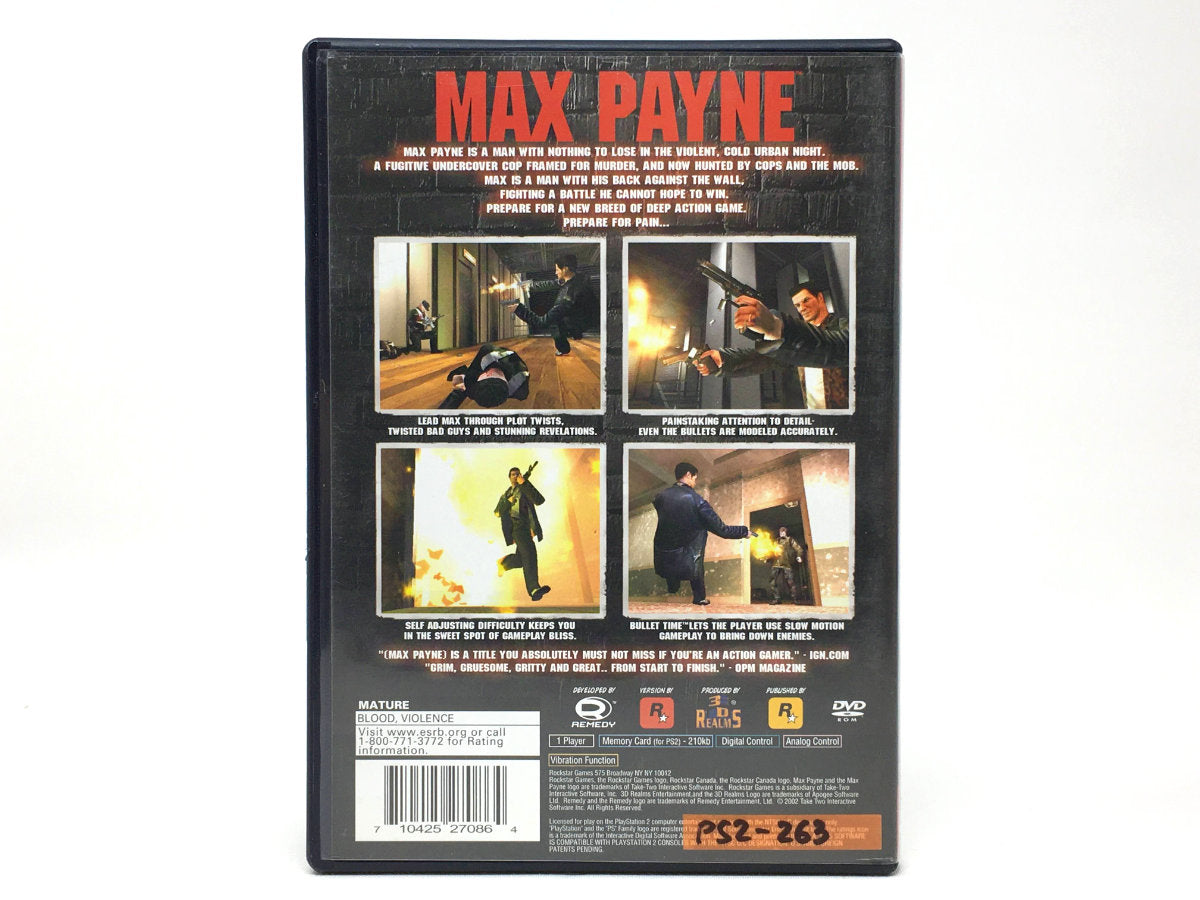 Max Payne • Playstation 2