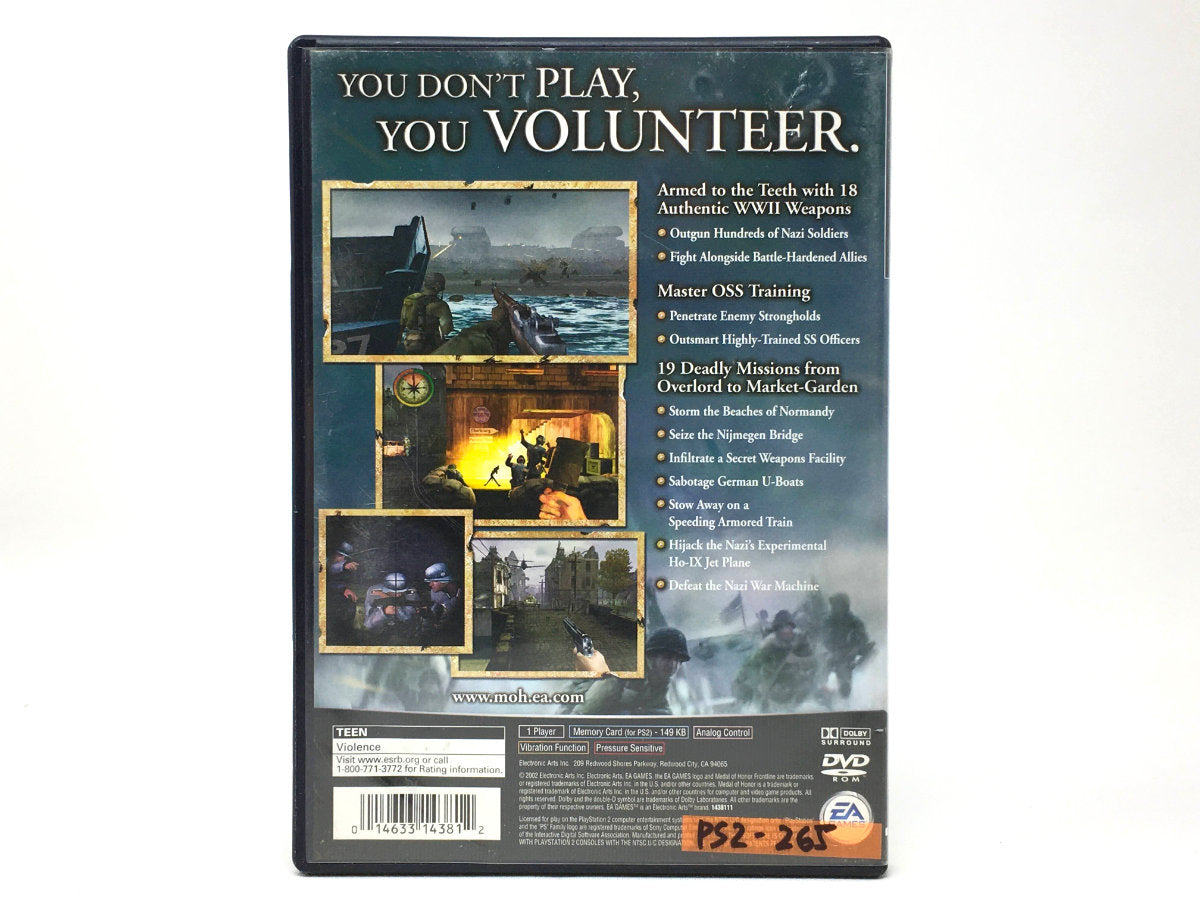 Medal of Honor: Frontline • Playstation 2