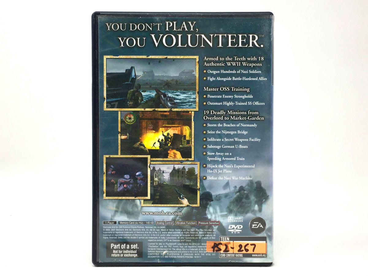 Medal of Honor: Frontline • Playstation 2