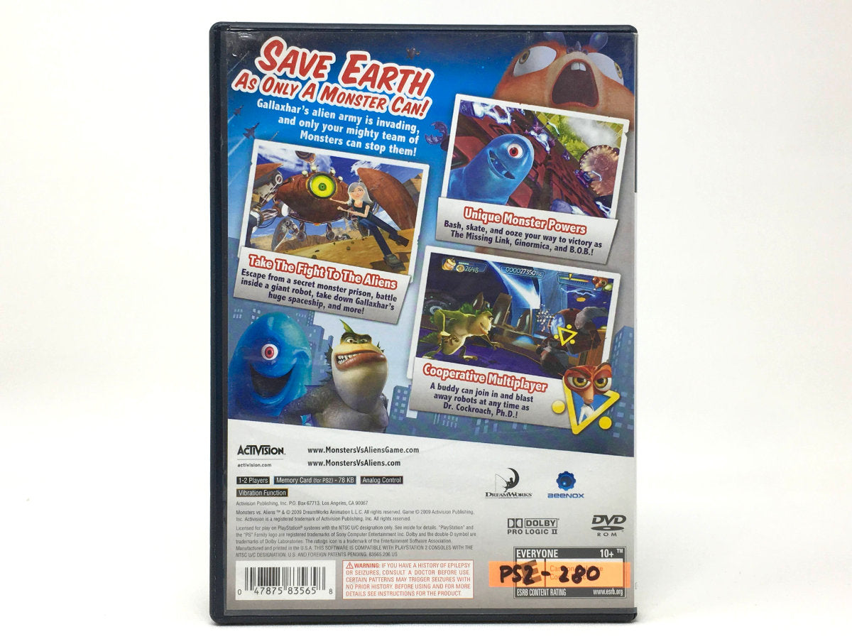 Monsters vs. Aliens • Playstation 2