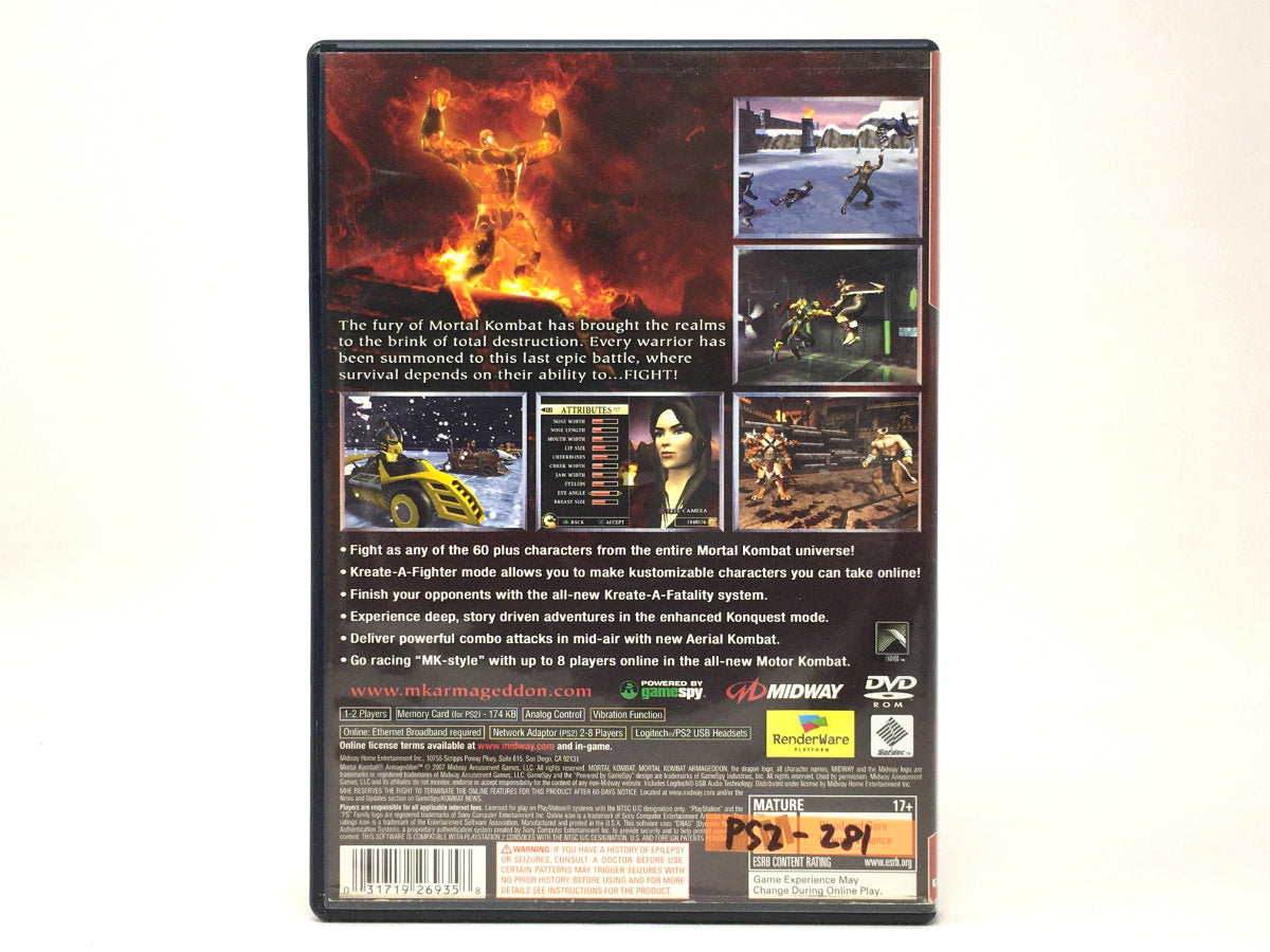 Mortal Kombat Armageddon • Playstation 2