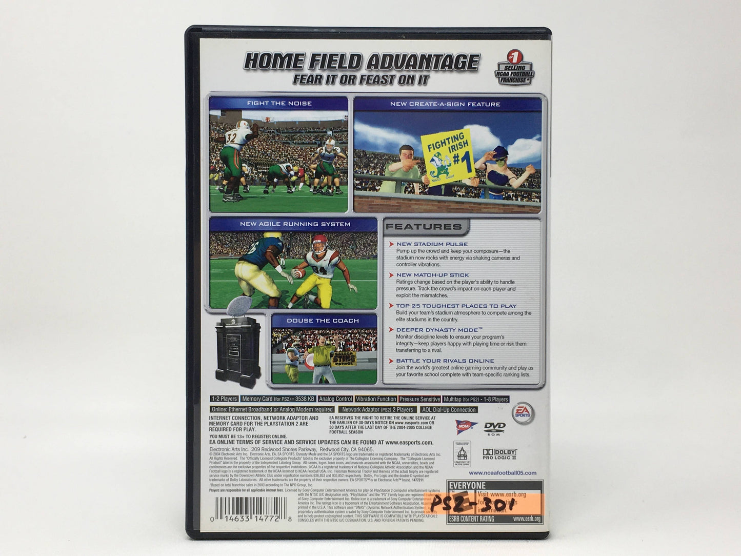 NCAA Football 2005 • Playstation 2