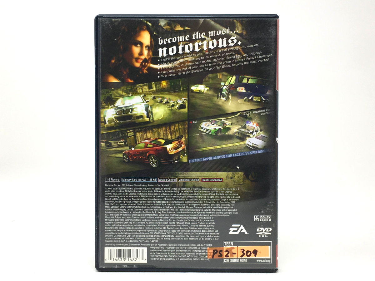 Need for Speed: Most Wanted • Playstation 2