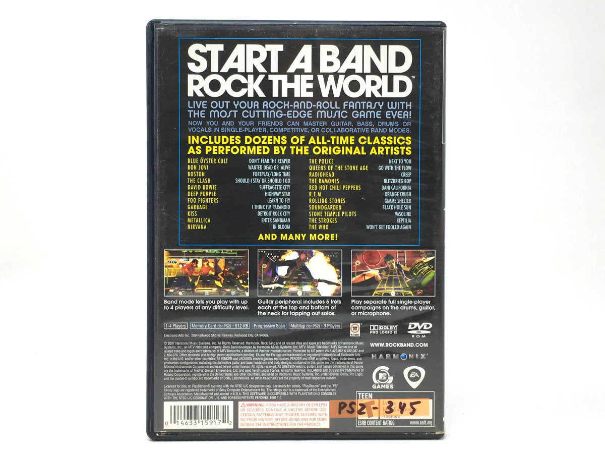 Rock Band • Playstation 2