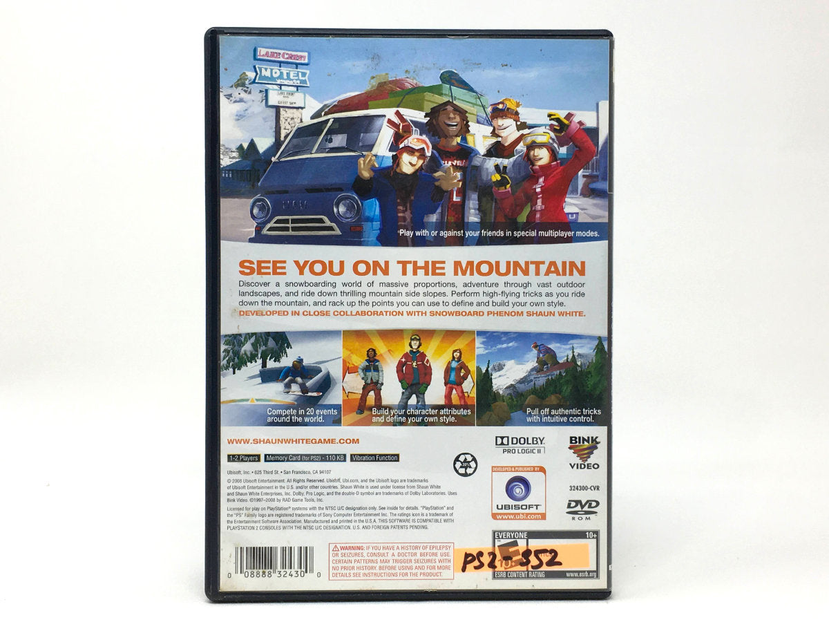 Shaun White Snowboarding • Playstation 2