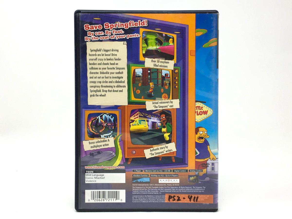 The Simpsons: Hit & Run • Playstation 2