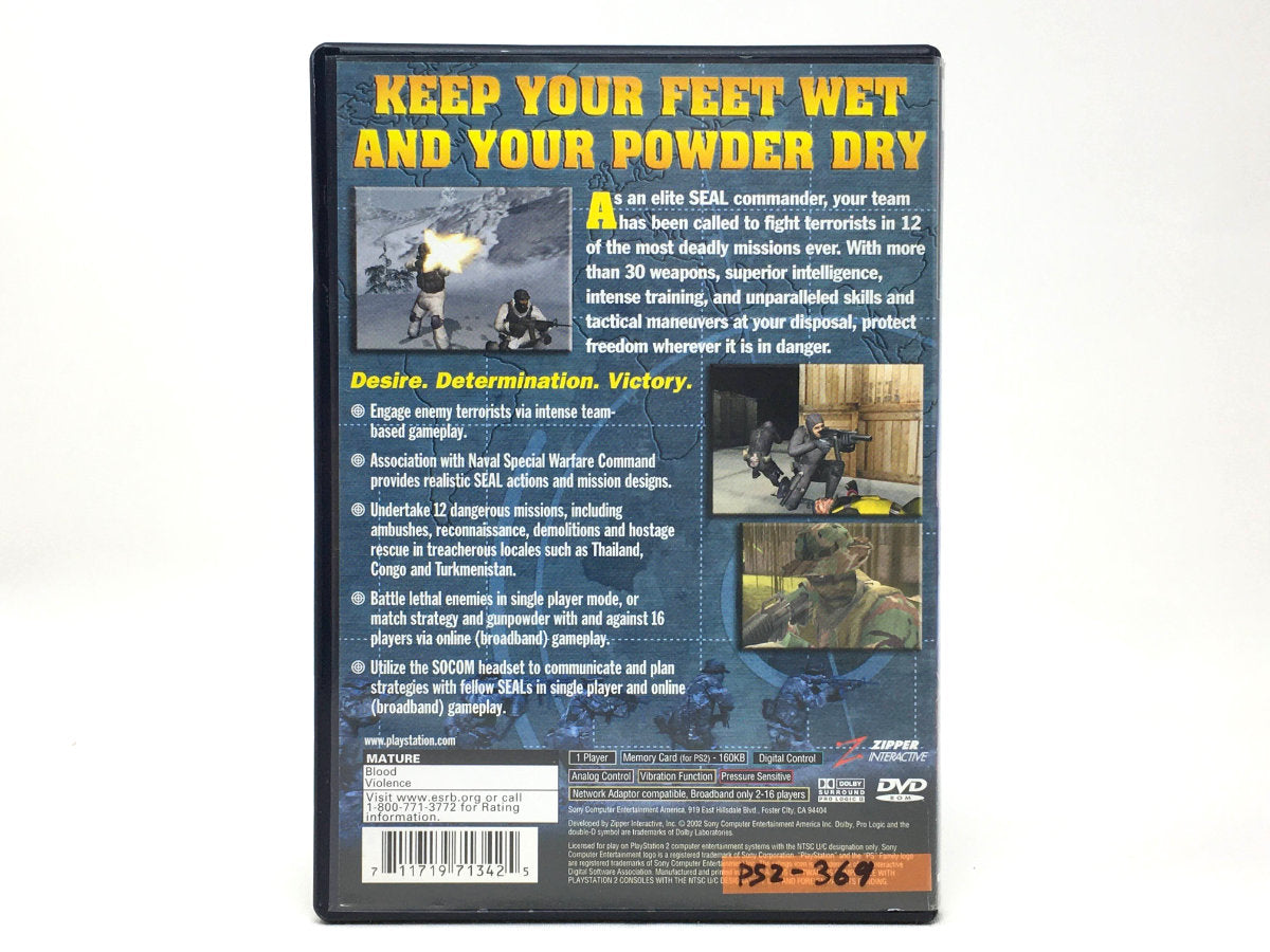 SOCOM: U.S. Navy SEALs • Playstation 2