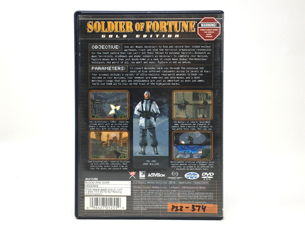 Soldier of Fortune: Gold Edition • Playstation 2