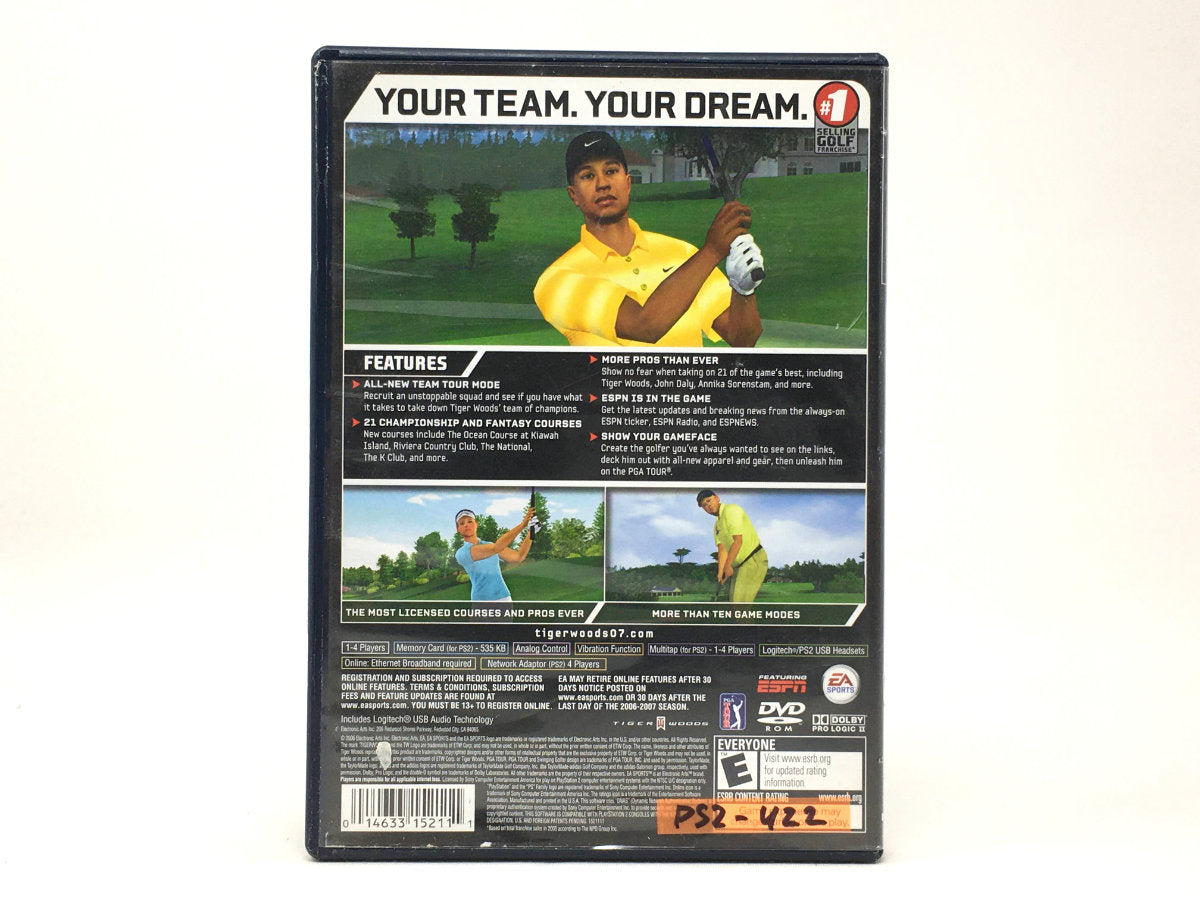 Tiger Woods PGA Tour 07 • Playstation 2