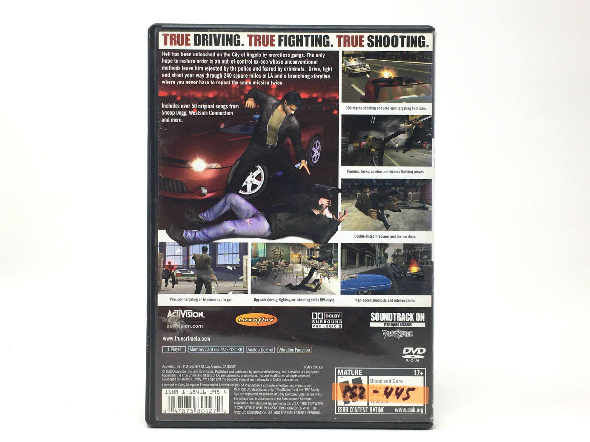True Crime: Streets of L.A. • Playstation 2