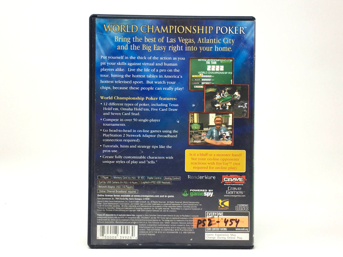 World Championship Poker • Playstation 2