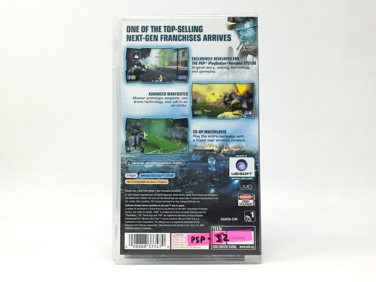 Tom Clancy's Ghost Recon Advanced Warfighter 2 • PSP