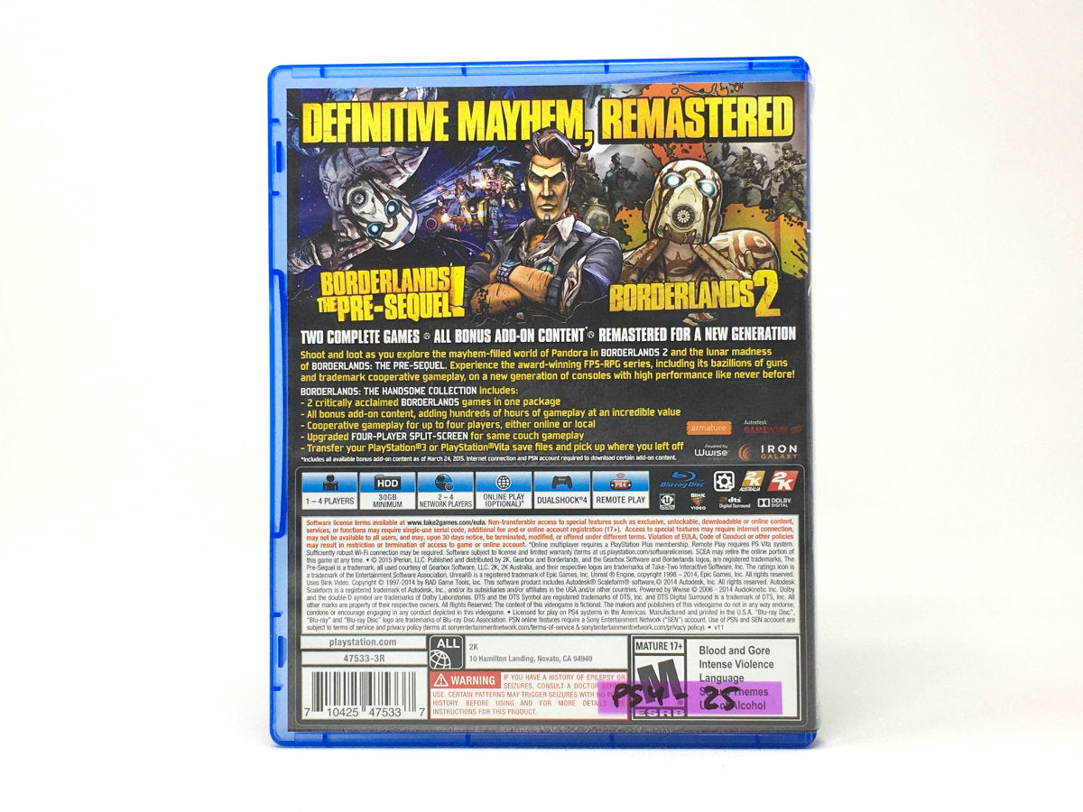 Borderlands: The Handsome Collection • Playstation 4