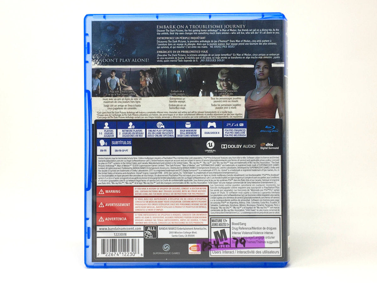 The Dark Pictures Anthology: Man of Medan • Playstation 4