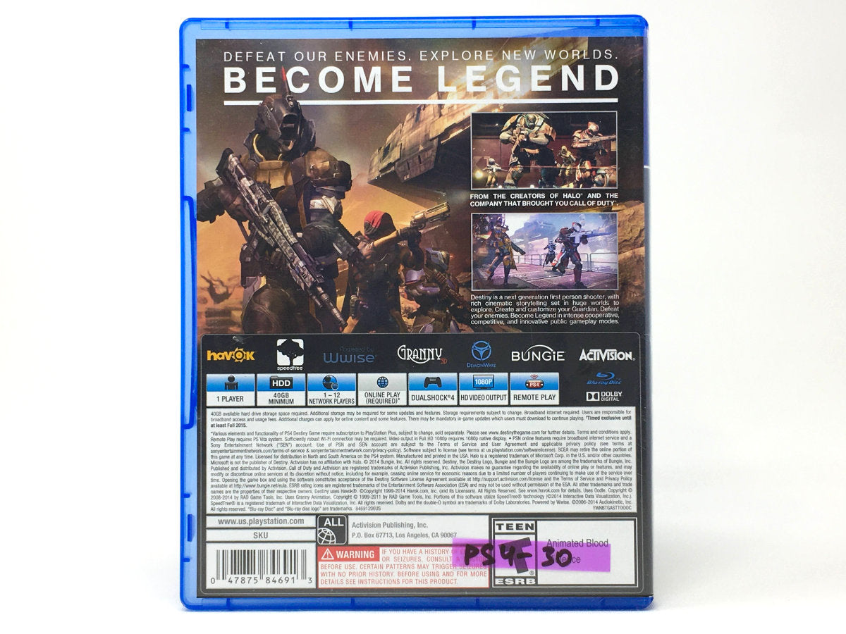 Destiny • Playstation 4