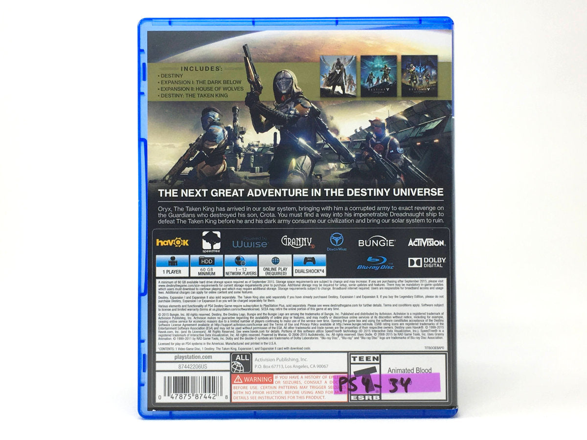Destiny: The Taken King - Legendary Edition • PS4