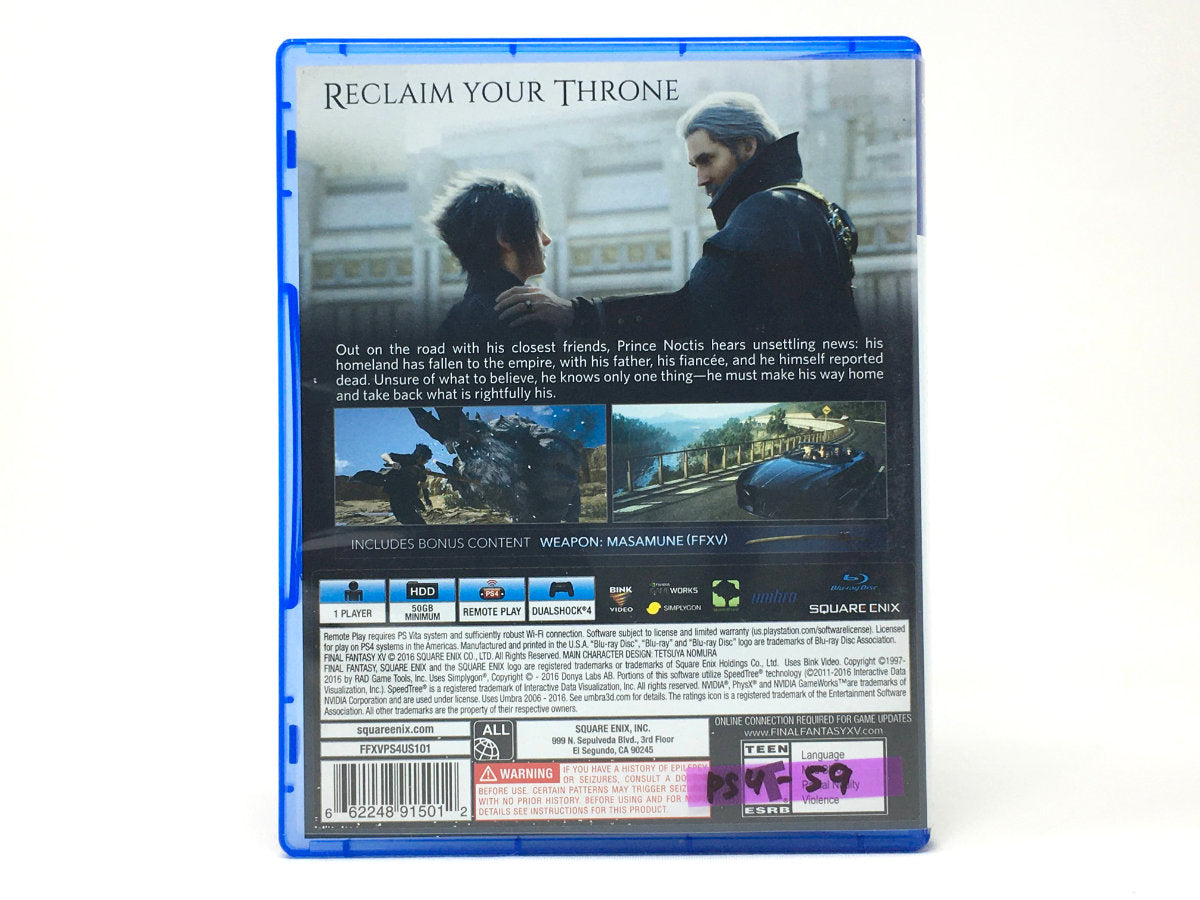 Final Fantasy XV – Day One Edition • Playstation 4