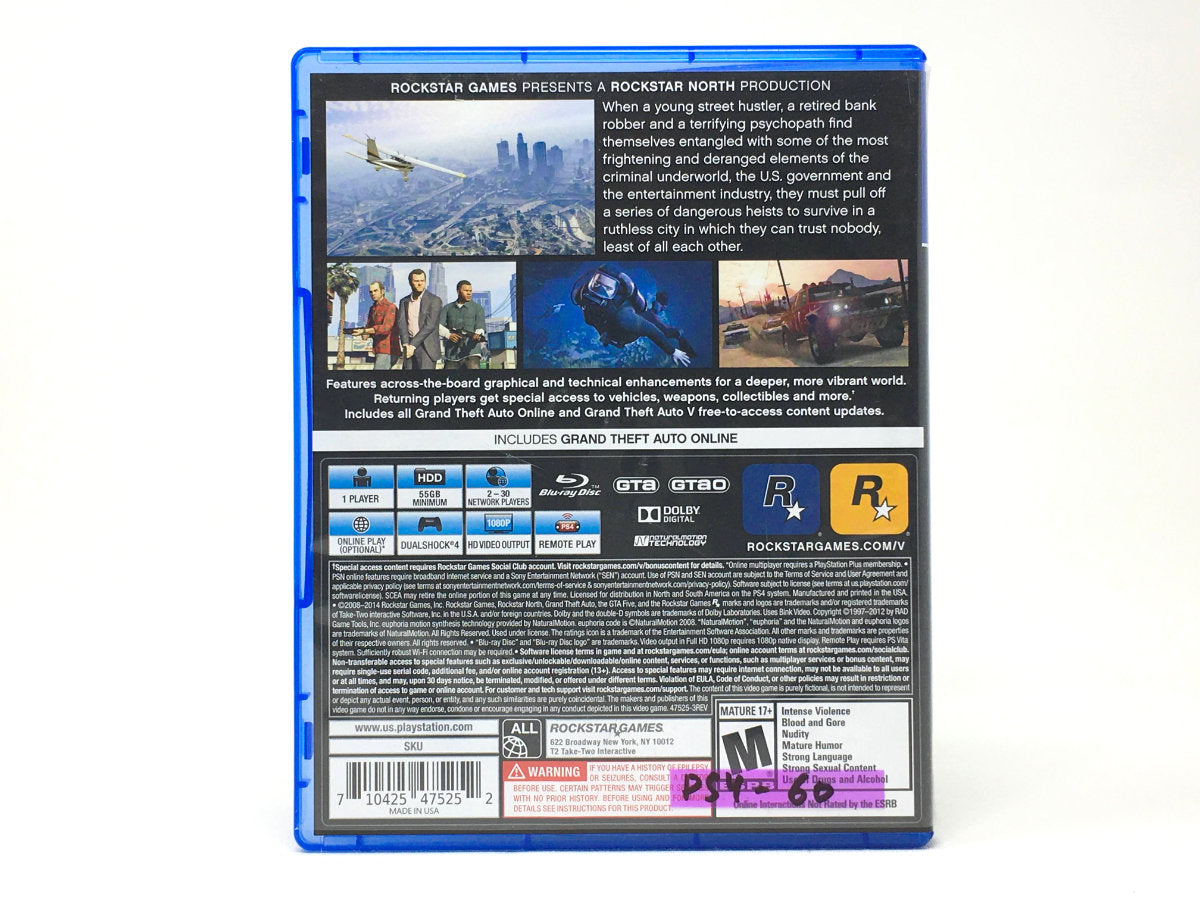 Grand Theft Auto V • Playstation 4