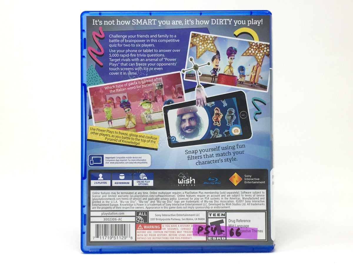 Knowledge Is Power • Playstation 4