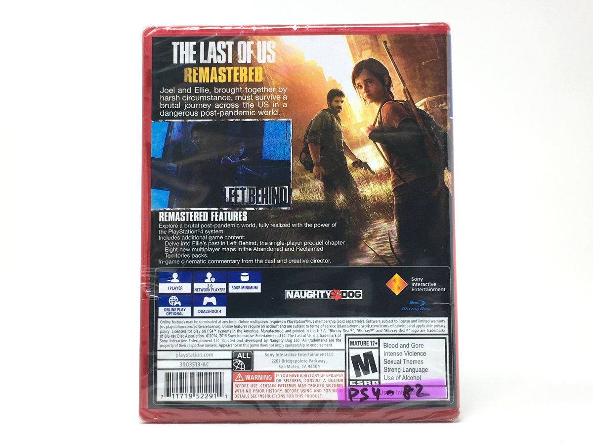 *BRAND NEW* The Last of Us Remastered • Playstation 4