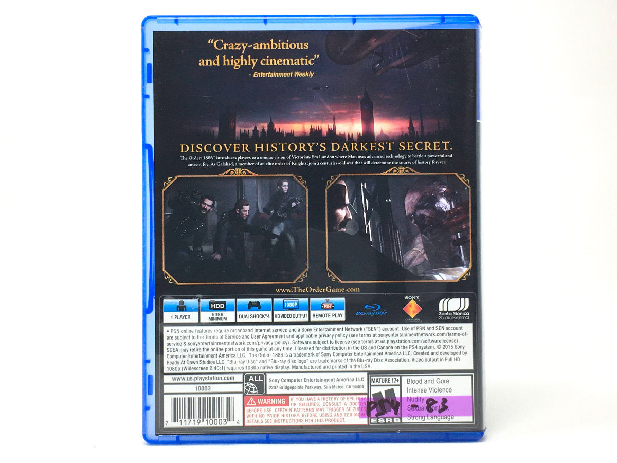The Order: 1886 • Playstation 4