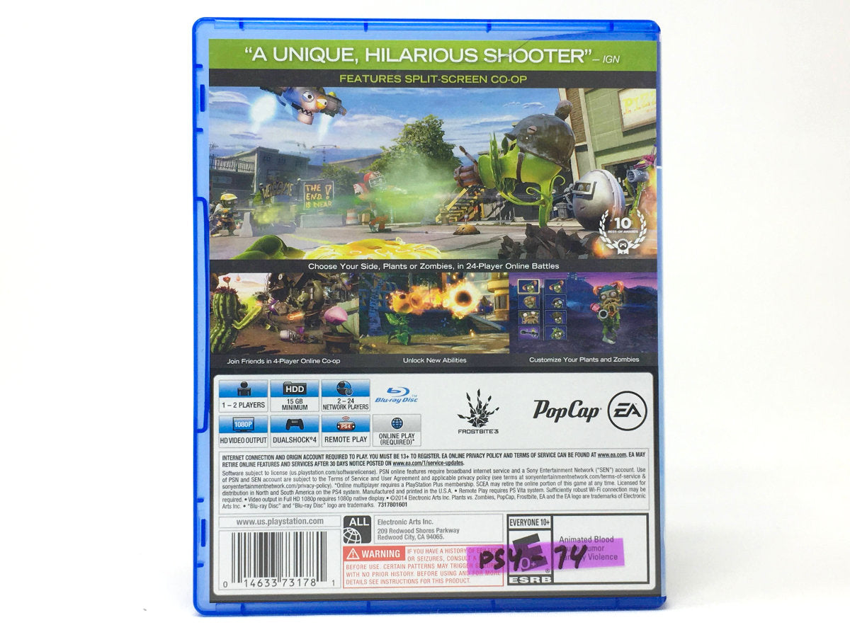 Plants vs. Zombies: Garden Warfare • Playstation 4